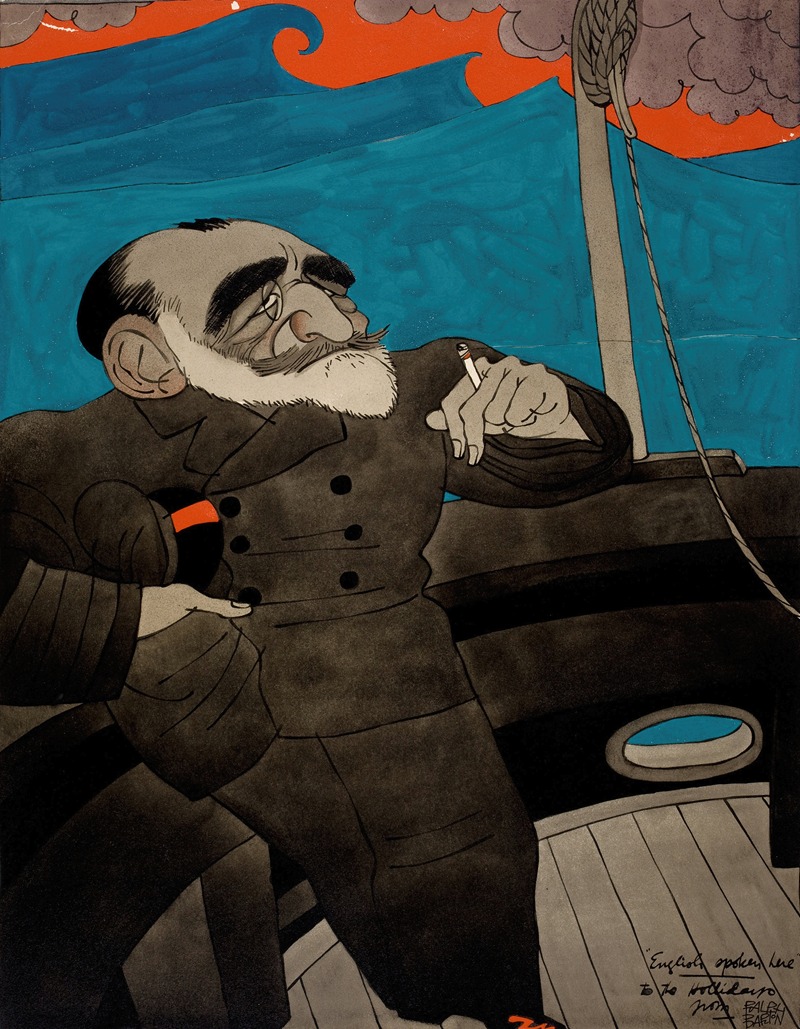 Joseph Conrad (1923) - Ralph Barton (American, 1891–1931)