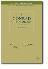 2016: 41.1 - Allan H. Simmons on Owen Knowles, A Conrad Chronology, Second Edition (Palgrave Macmillan, 2014)